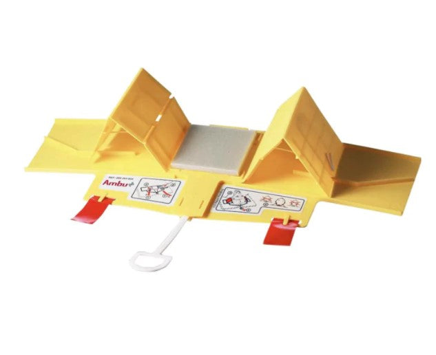Kemp USA Ambu Head Wedge Plastic Head Immobilizer Yellow medical supply