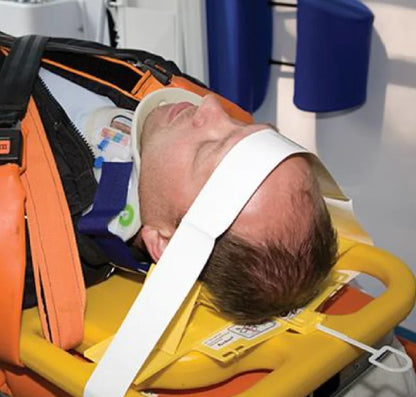 Kemp USA Ambu Head Wedge Plastic Head Immobilizer Yellow medical supply