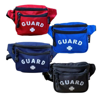Kemp USA Fanny Pack with GUARD Logo Black medical supply