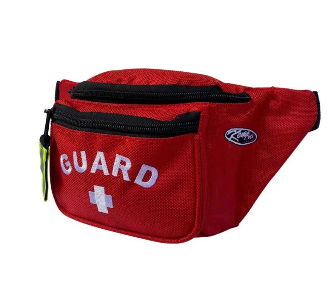 Kemp USA Premium Fanny Pack with GUARD Logo Red medical supply