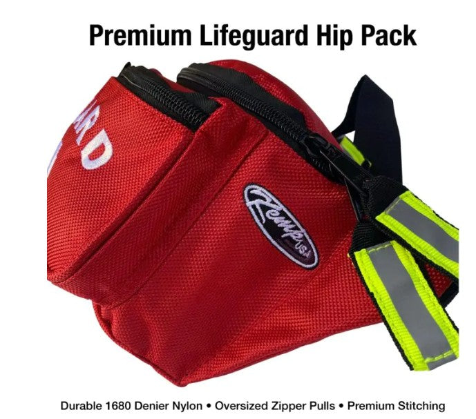 Kemp USA Premium Fanny Pack with GUARD Logo Red medical supply