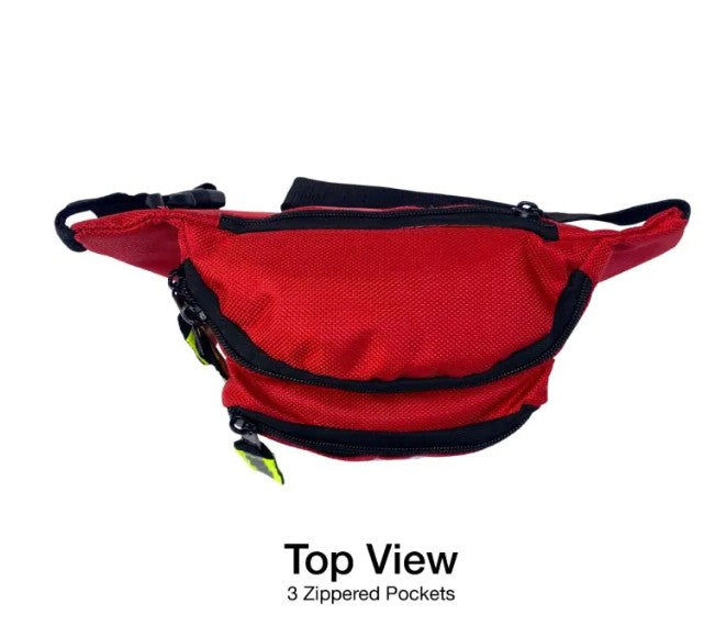 Kemp USA Premium Fanny Pack with GUARD Logo Red medical supply