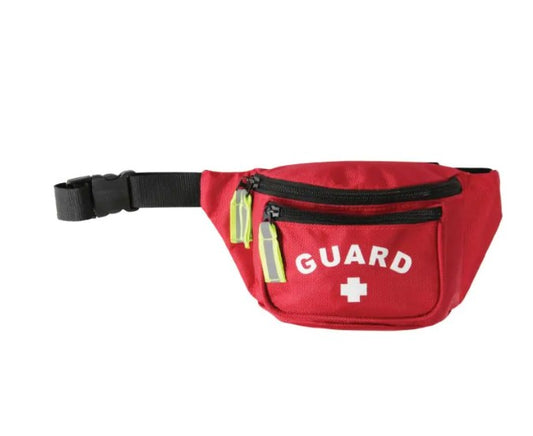 Kemp USA Premium Fanny Pack with GUARD Logo Red medical supply