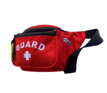 Kemp USA Premium Fanny Pack with GUARD Logo Red medical supply