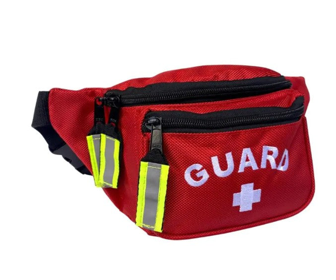 Kemp USA Premium Fanny Pack with GUARD Logo Red medical supply