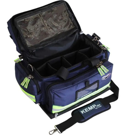 Kemp USA Premium Large Professional Trauma Bag Navy Blue medical supply