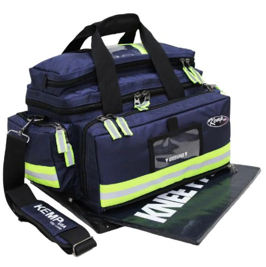 Kemp USA Premium Large Professional Trauma Bag Navy Blue medical supply