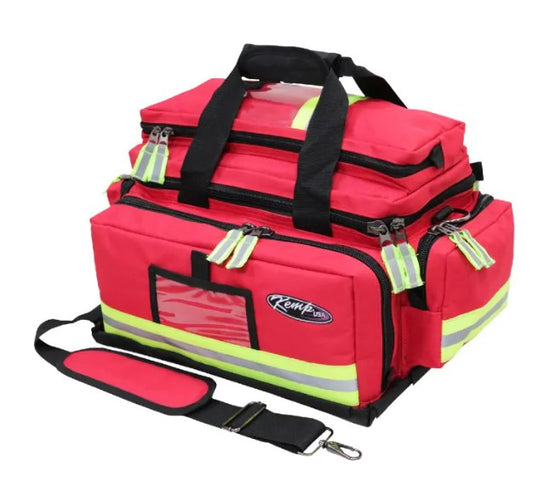 Kemp USA Large Professional Trauma Bag Red medical supply