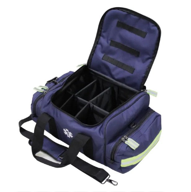 Kemp USA Police & Fire Medic Bag with Custom Supplies 1 Each medical supply