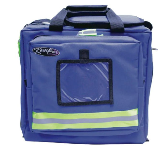 Kemp USA General Purpose EMS Bag Royal Blue medical supply