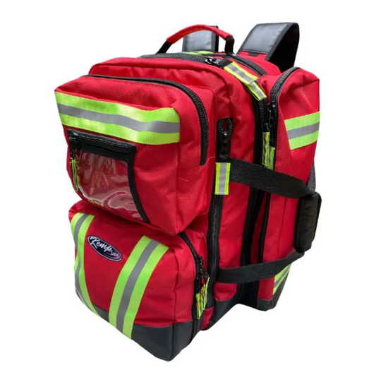 Kemp USA Ultimate EMS Backpack Red medical supply