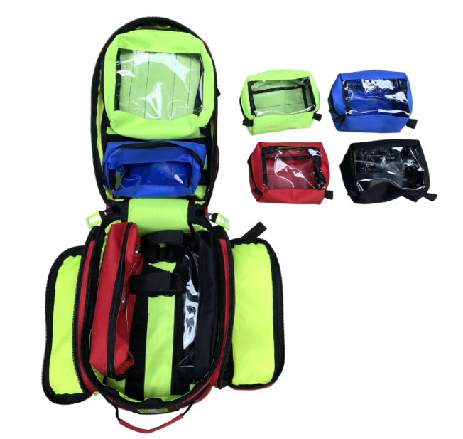 Kemp USA Ultimate EMS Mini Backpack Red medical supply