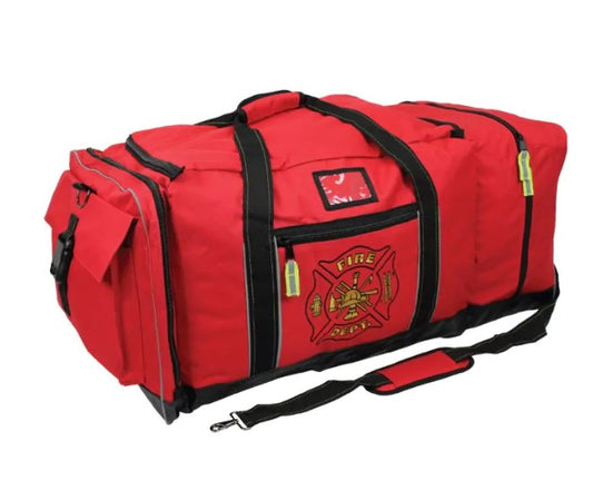 Kemp USA Firefighter Gear Bag Red medical supply