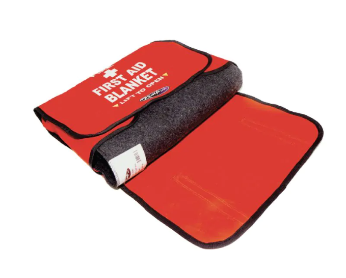 Kemp USA First Aid Blanket Bag with 80% Wool Blanket medical supply