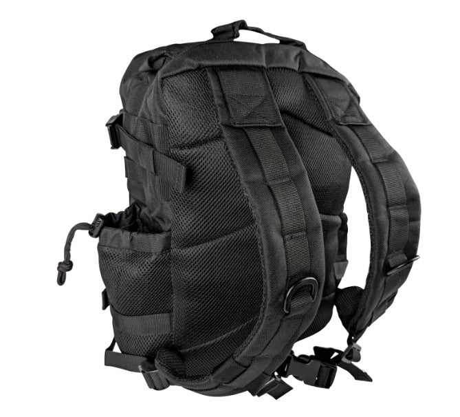 Kemp USA Small Assault Tactical Backpack for Military Army Black medical supply