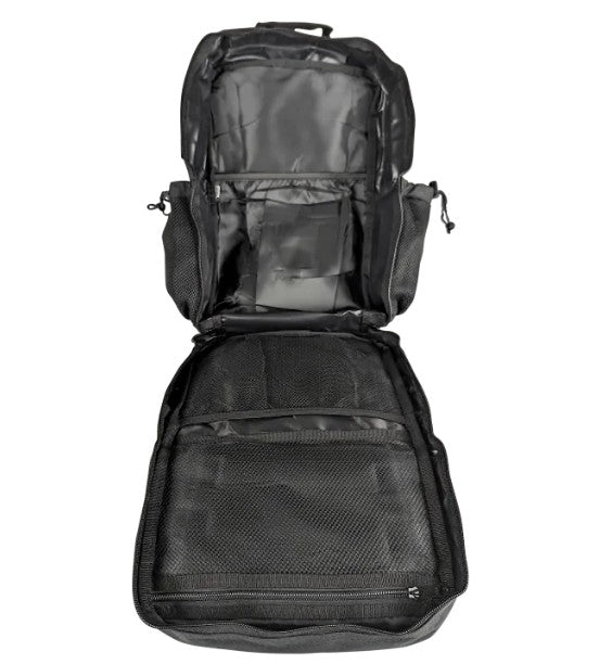 Kemp USA Small Assault Tactical Backpack for Military Army Black medical supply