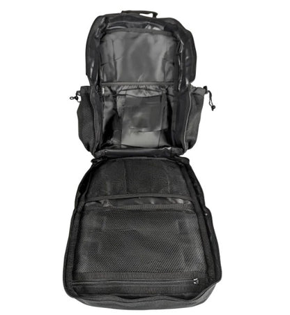 Kemp USA Small Assault Tactical Backpack for Military Army Black medical supply