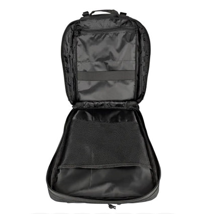 Kemp USA Small Assault Tactical Backpack for Military Army Black medical supply