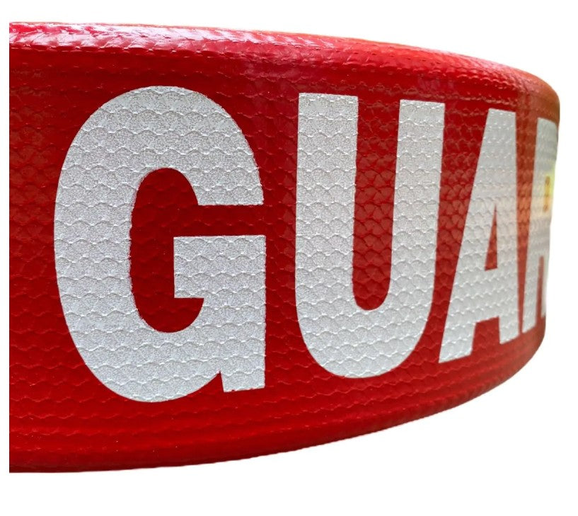 Kemp USA 40 inch Grip It Rescue Tube Mesh Design GUARD Logo Red medical supply