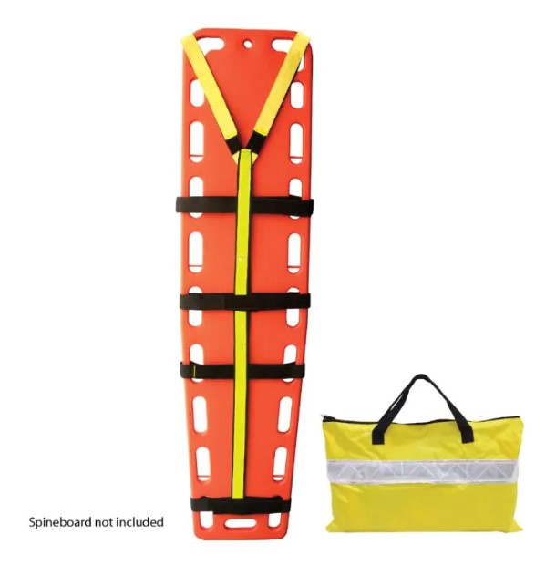 Kemp USA Reflective 10-PT Patient Restraint Spineboard Straps medical supply