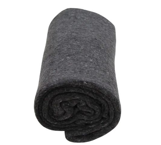 Kemp USA 30% Wool Blanket Gray medical supply
