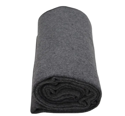 Kemp USA 50% Wool Blanket Gray medical supply