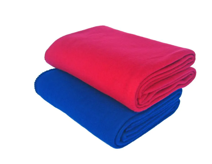 Kemp USA Fleece Blanket Navy medical supply