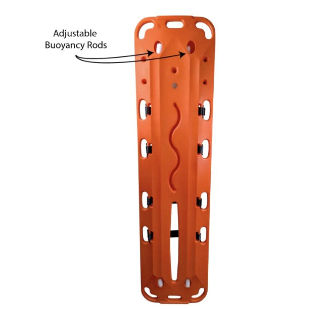 Kemp USA EG Aquatic Plastic Spineboard Board and Straps Only medical supply