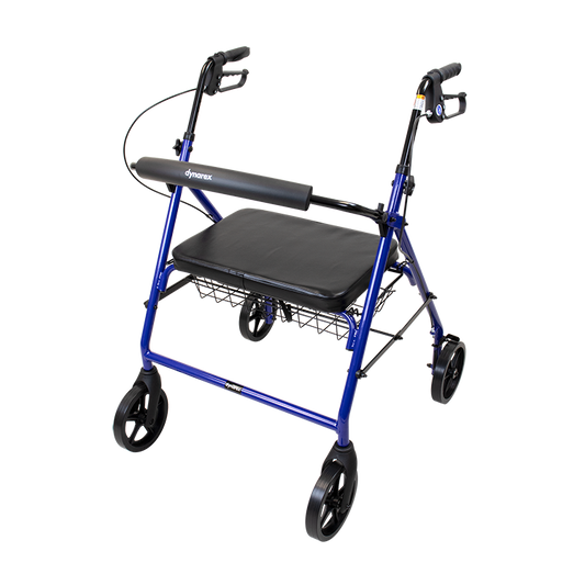 Bari+Max Bariatric Rollator Blue 500 lb Weight Capacity medical supply