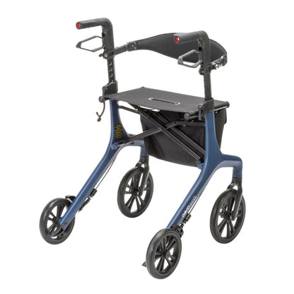 Drive Medical AeroWalk Ultra-Lite Rollator Rolling Walker, Blue (10277BL) medical supply