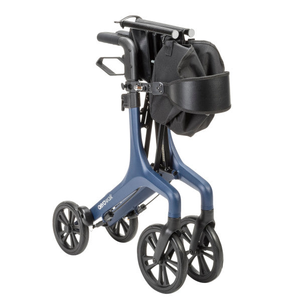 Drive Medical AeroWalk Ultra-Lite Rollator Rolling Walker, Blue (10277BL) medical supply