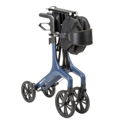 Drive Medical AeroWalk Ultra-Lite Rollator Rolling Walker, Blue (10277BL) medical supply