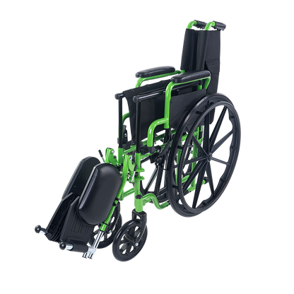 Dynarex GreenLine Cruiser Wheelchair 16 x 16 Elevating Leg Rest medical supply