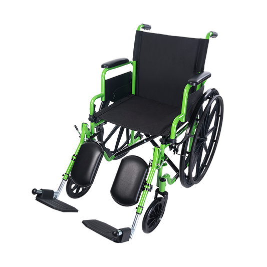 Dynarex GreenLine Cruiser Wheelchair 16 x 16 Elevating Leg Rest medical supply
