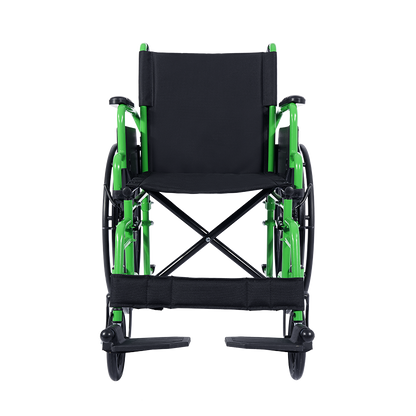 Dynarex GreenLine Cruiser Wheelchair 16 x 16 with Foot Rest medical supply
