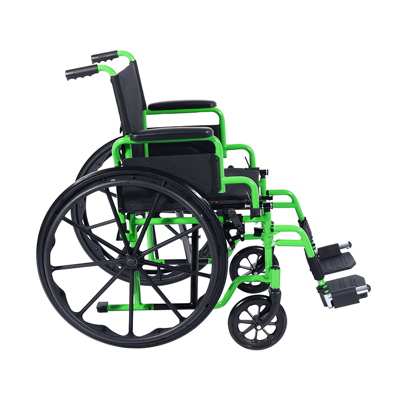 Dynarex GreenLine Cruiser Wheelchair 16 x 16 with Foot Rest medical supply