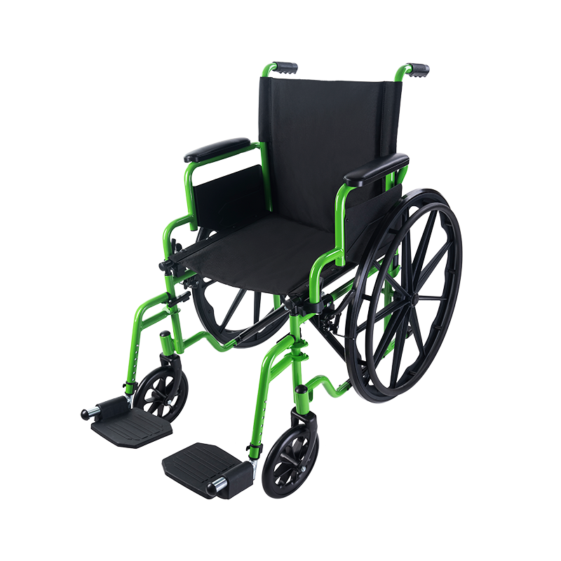 Dynarex GreenLine Cruiser Wheelchair 16 x 16 with Foot Rest medical supply