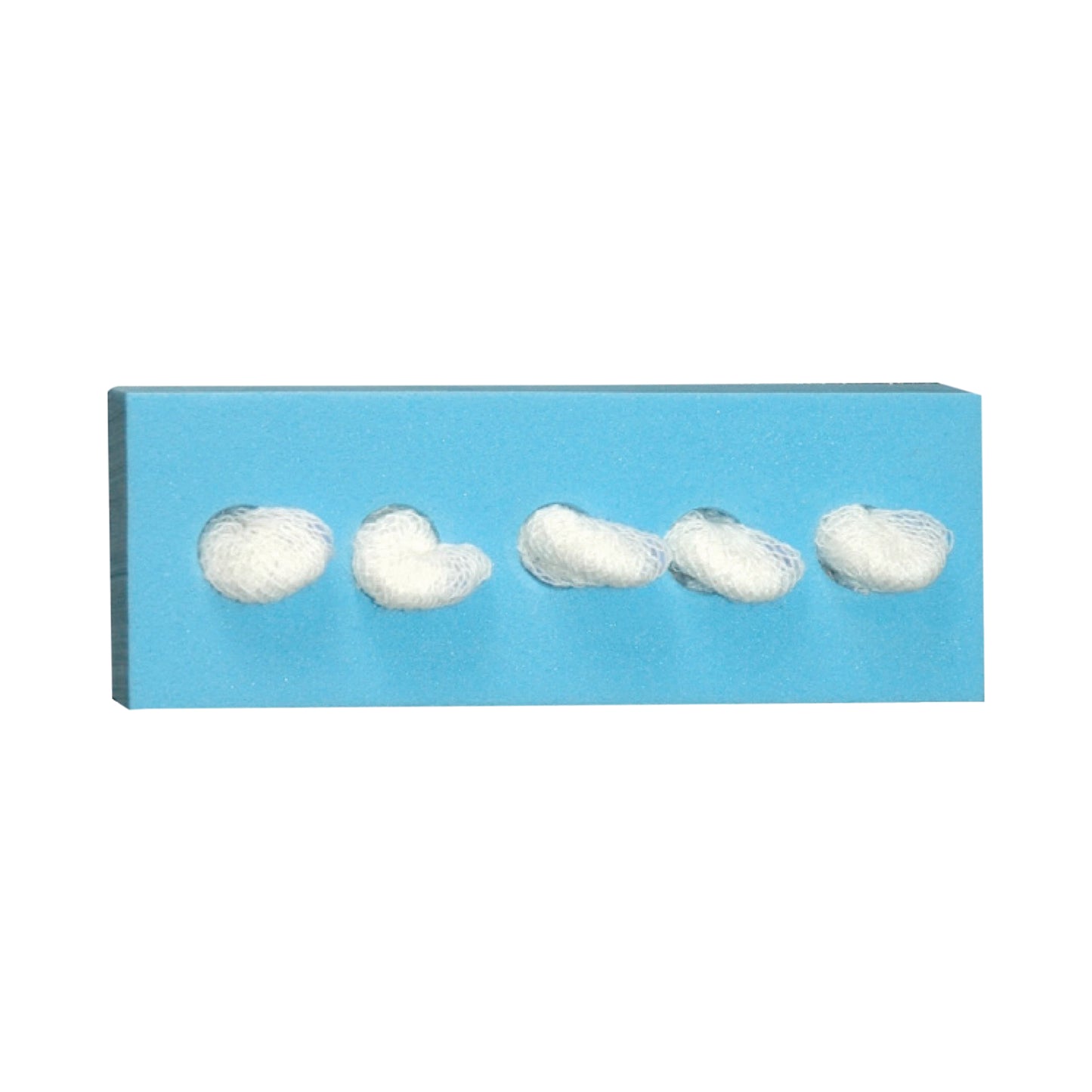 Dukal Cherry Sponges 1/2 inch case of 500 medical supply
