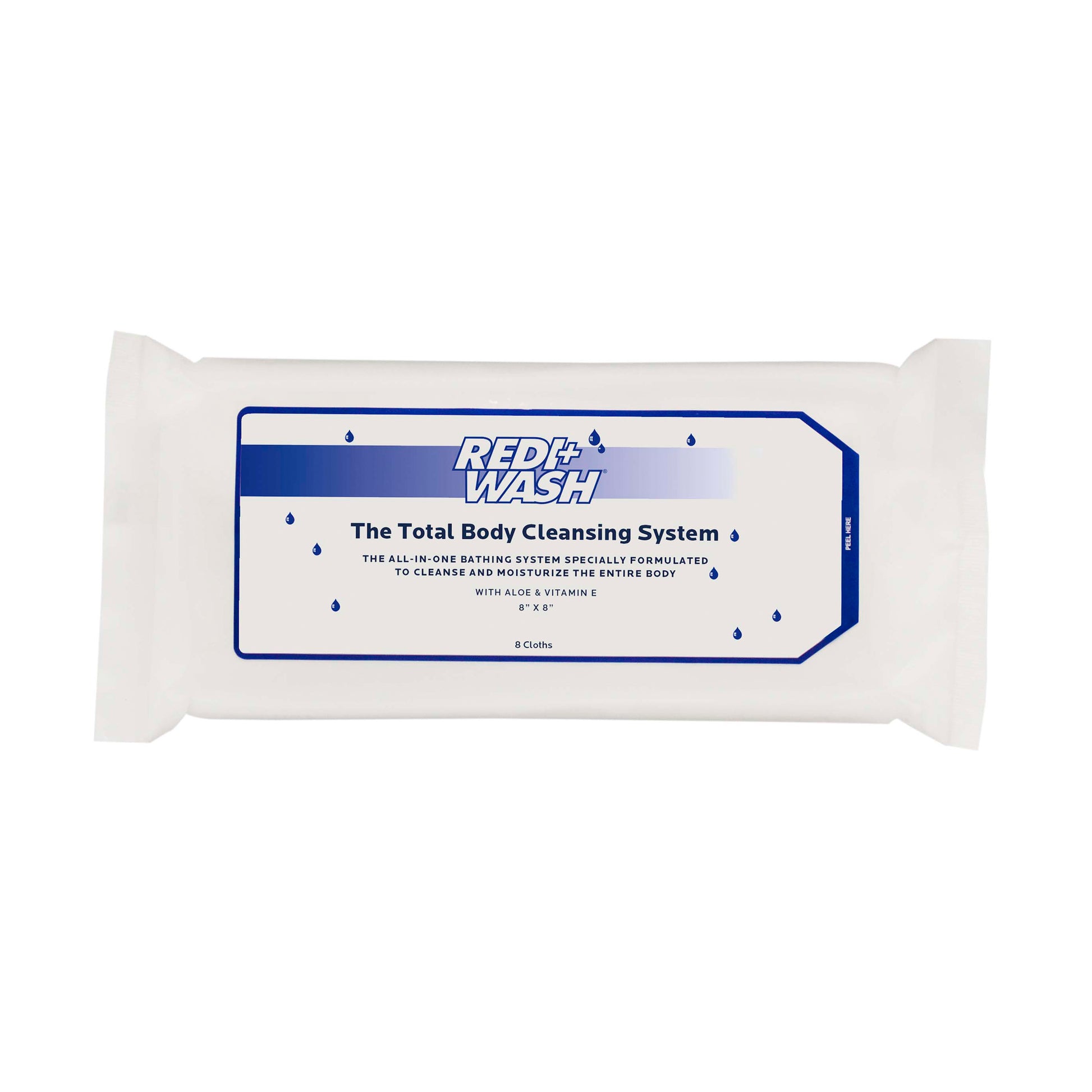 Dukal Redi-Wash Disposable Washcloth 8" x 8" 192 Wipes medical supply