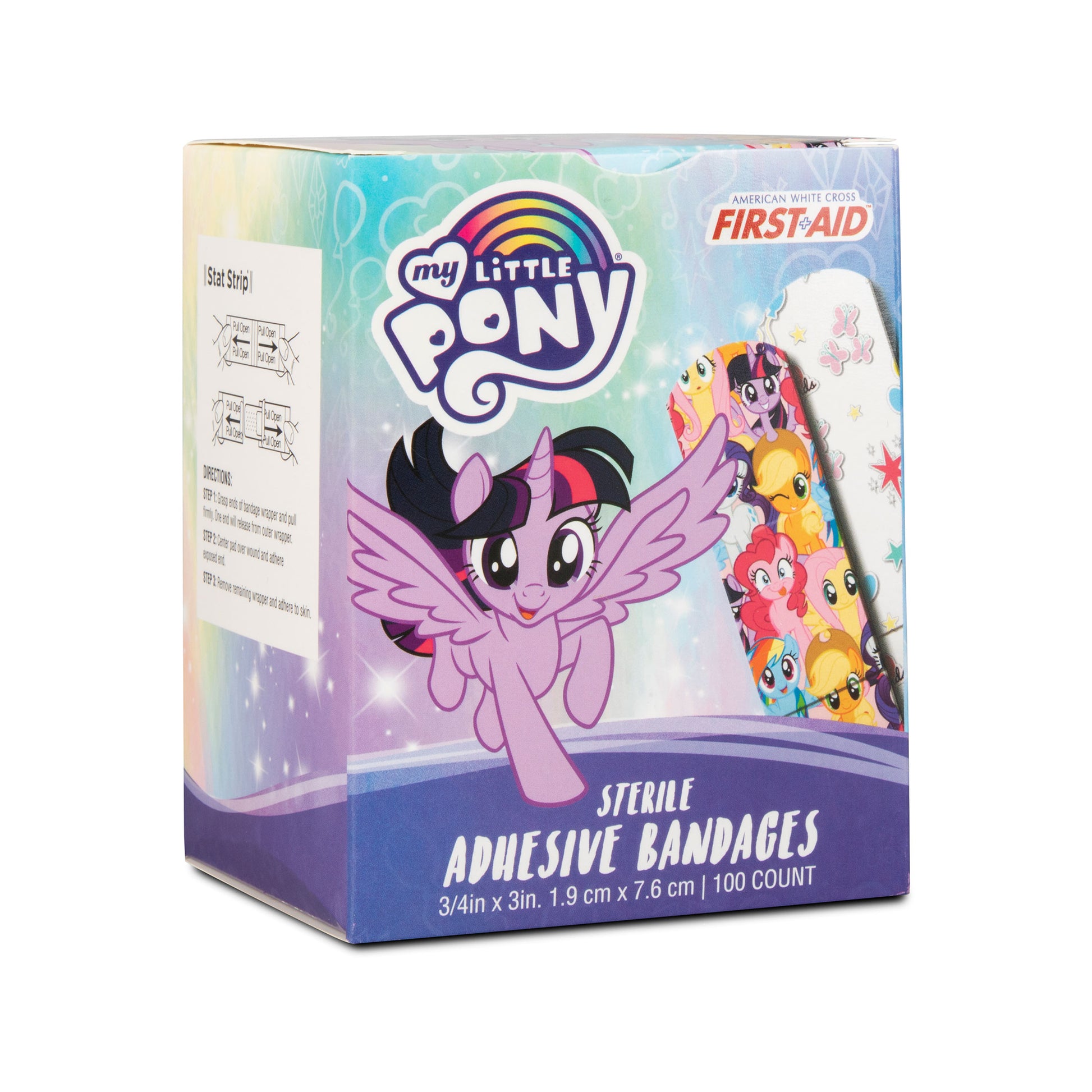 Dukal My Little Pony Stat Strip Adhesive Bandages 3/4 x 3 medical supply