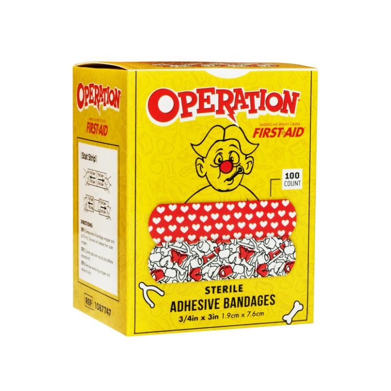 Dukal Operation Stat Strip Adhesive Bandages 3/4x3 in Case medical supply