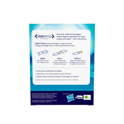 Dukal PJ Masks Stat Strip Adhesive Bandages 3/4 x 3 medical supply