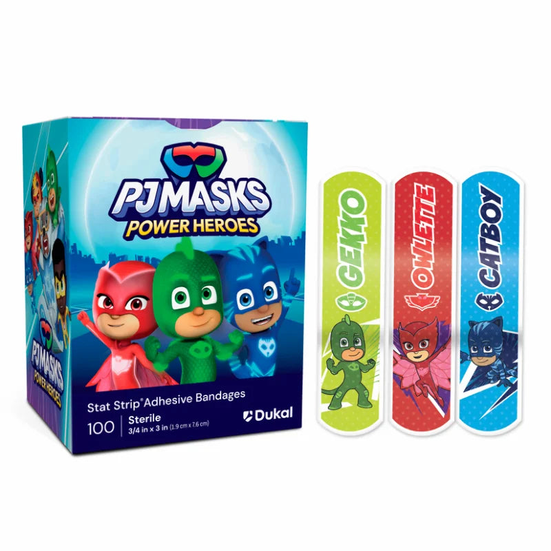Dukal PJ Masks Stat Strip Adhesive Bandages 3/4 x 3 medical supply