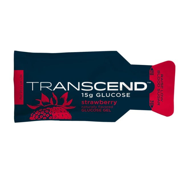 Transcend Glucose Gel Packet Strawberry 15 gram 100 pcs medical supply