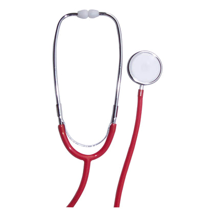 Tech-Med, Single Head Stethoscope 22" (1100), Red