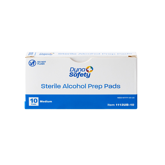 DynaSafety Alcohol Prep Pad Sterile Medium 40/50 Case medical supply