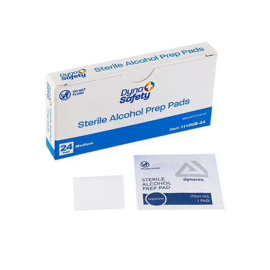 DynaSafety Alcohol Prep Pad Sterile Medium Case medical supply