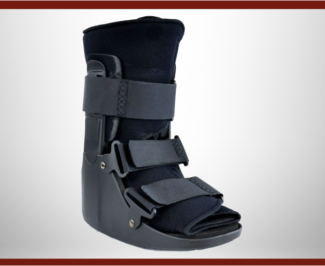 TLC DME Low Top Polymer Walking Boot Non Air Large medical supply