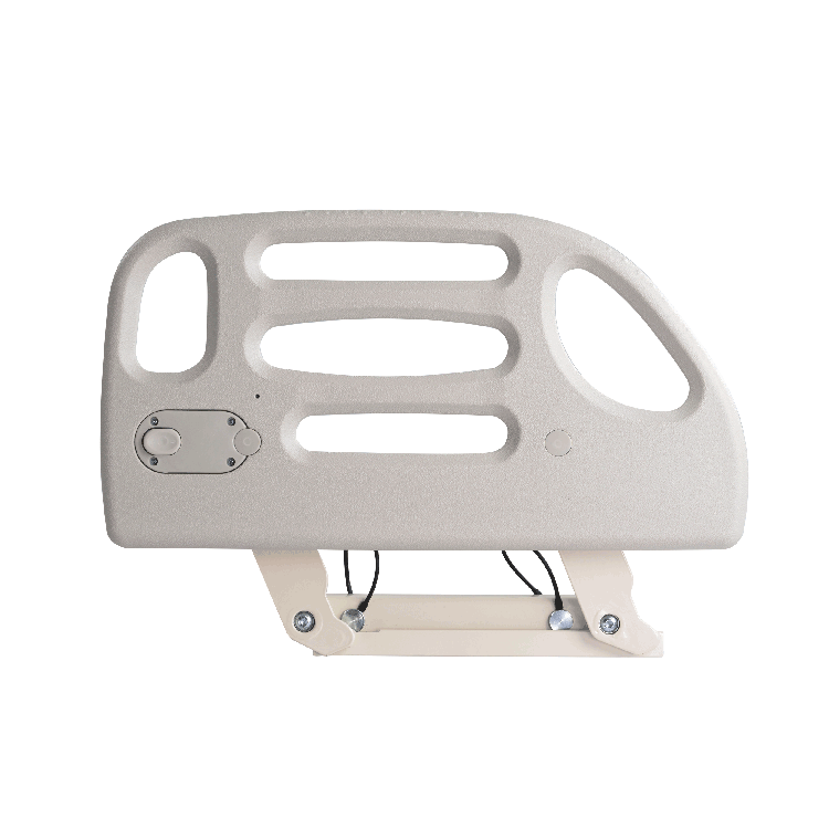 Dynarex Bari+Max DB600, Bariatric HD Long-Term Care Bed, with Composite Swing Rail, 54", White (12014-CHCR), medical supply