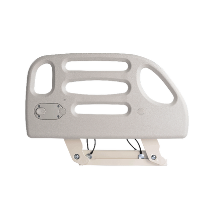 Dynarex Bari+Max DB600, Bariatric HD Long-Term Care Bed, with Composite Swing Rail, 54", White (12014-CHCR), medical supply